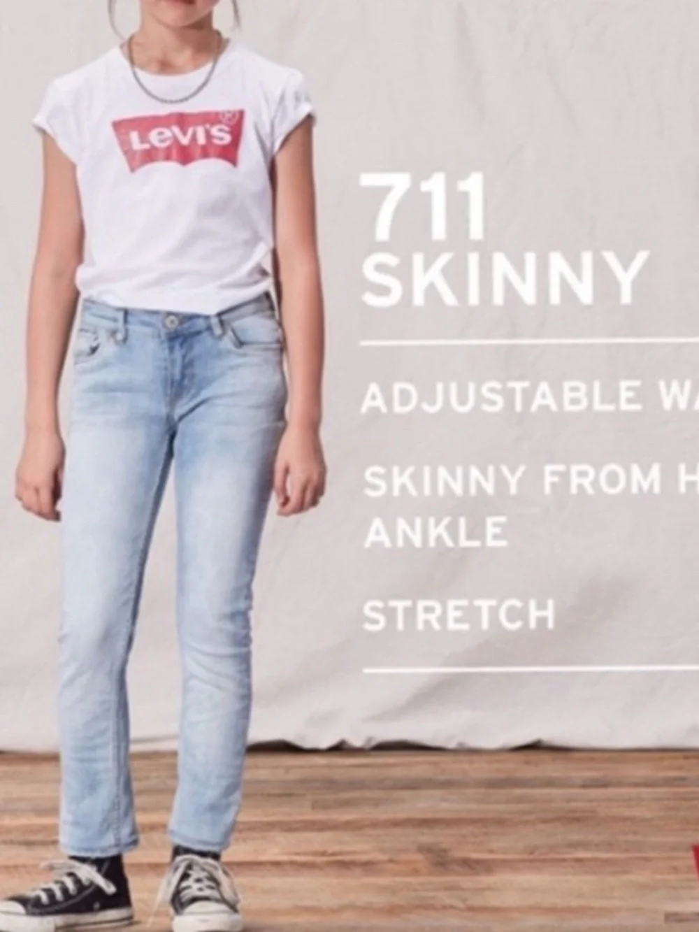 LEVI’S Girls’ 711 Skinny Jean